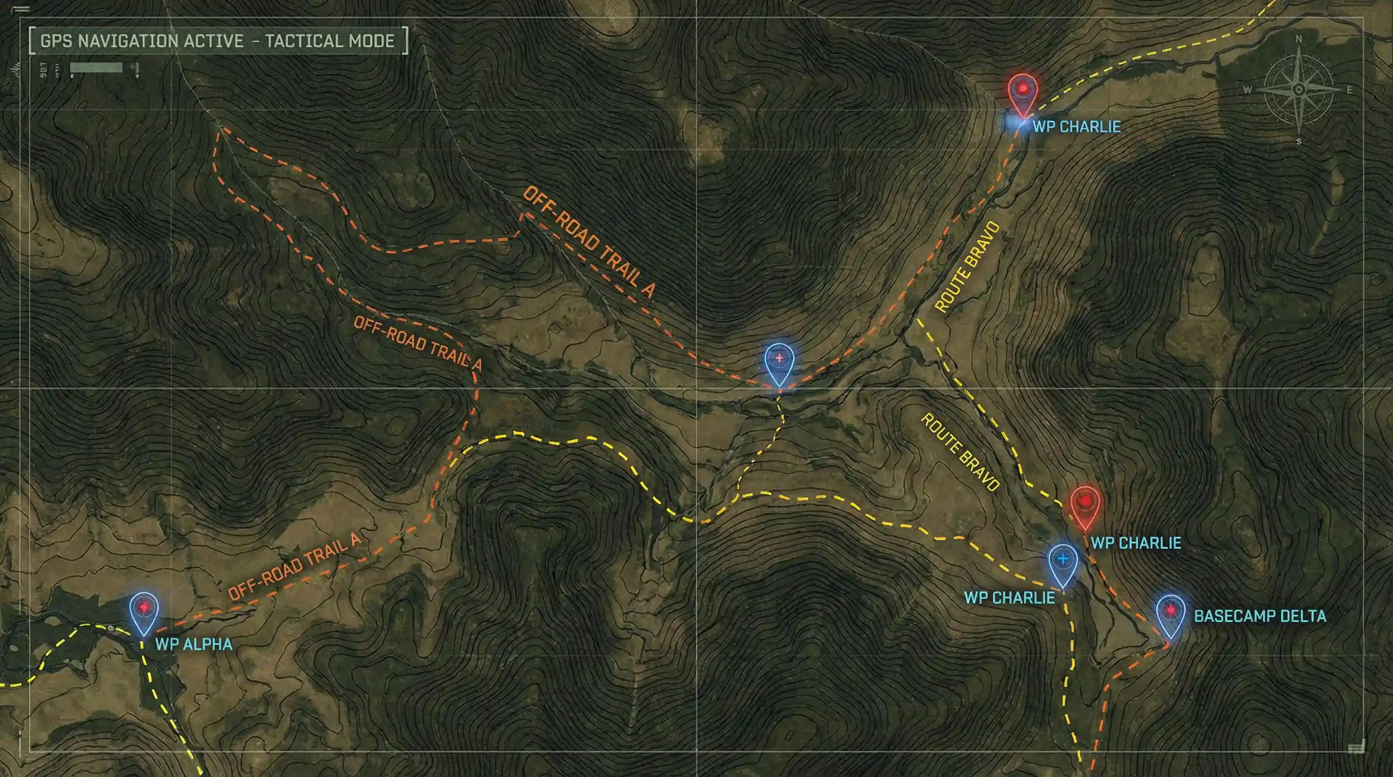 卫星地图越野路线规划 - 小马拉大车